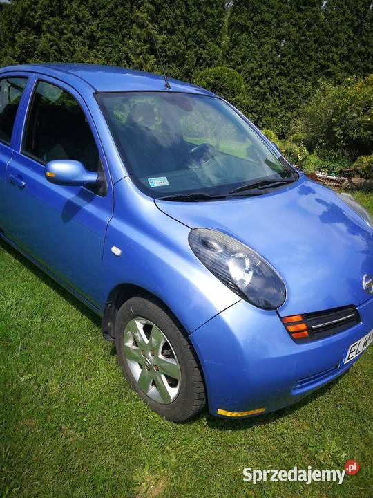 Nissan Mikra k12 Automat z LPG niebieski Tuszyn