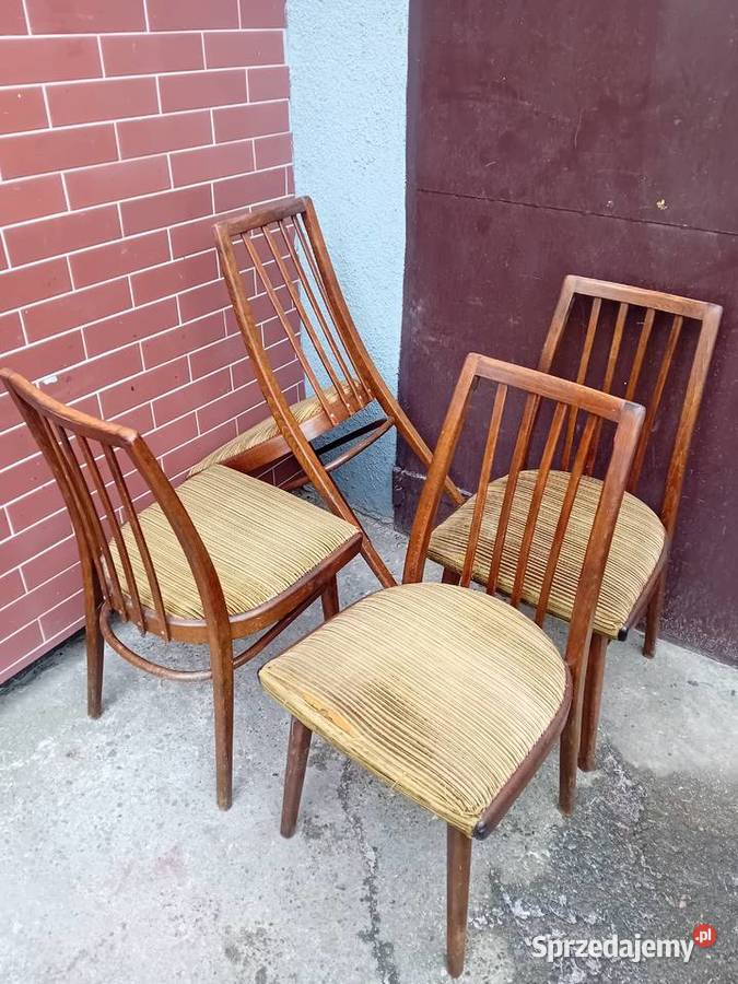 krzesła 4 Sumana Czechosłowacjs śląskie Bielsko-Biała