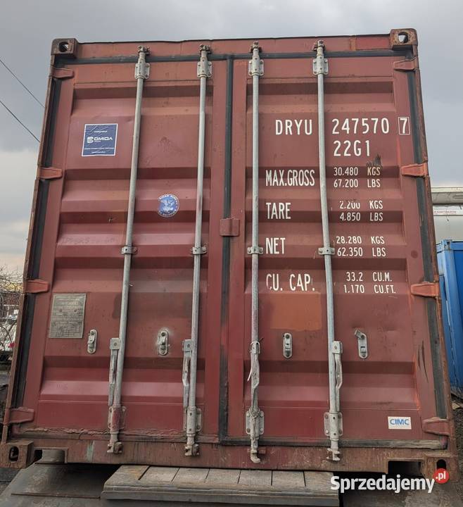 Kontener magazynowy 6m 20DV DRYU Kraków
