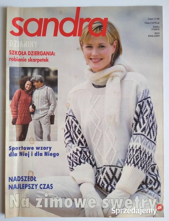 Modne Dzianiny Sandra 111998 Rok wydania 1998 Gdańsk