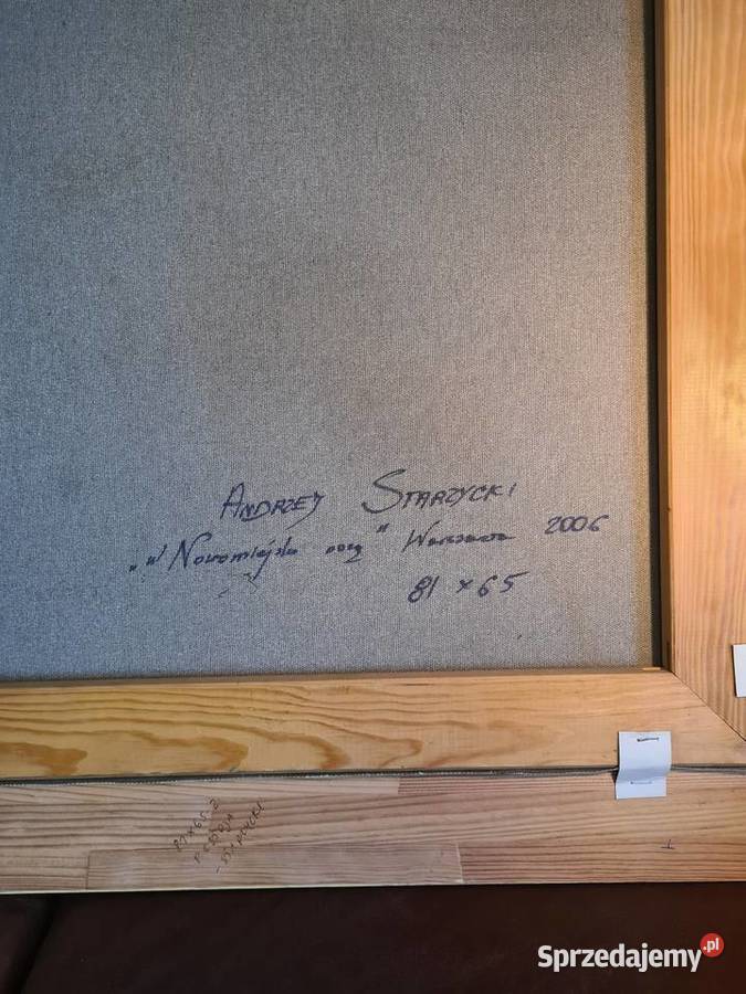 Sprzedam obrazy Andrzeja Starzyckiego mazowieckie Warszawa sprzedam