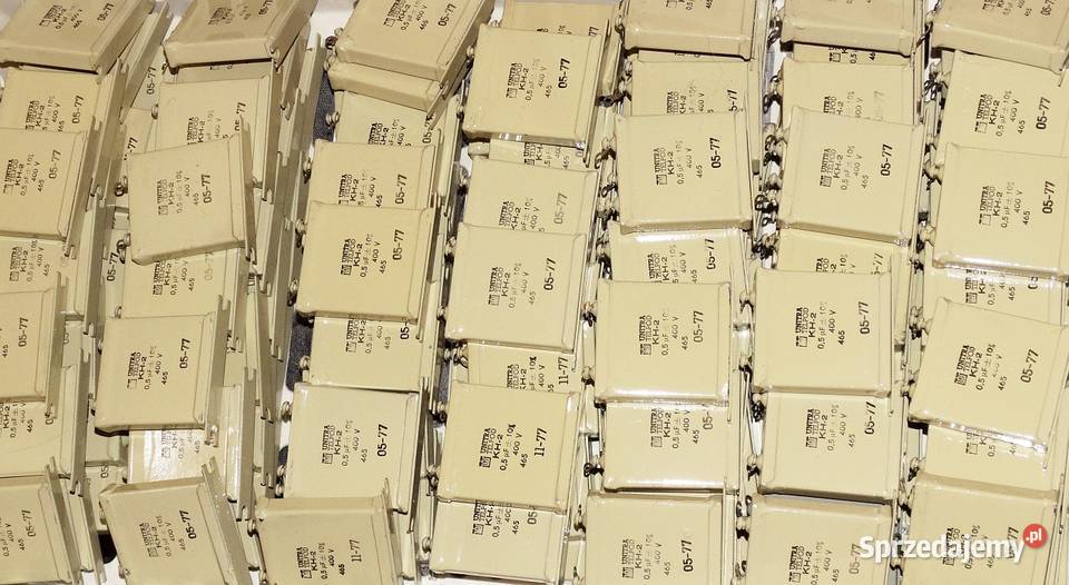 Kondensator papierowy hermetyczny UNITRA TELPOD śląskie Gliwice