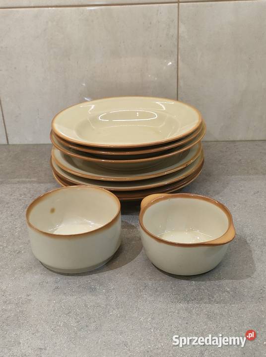 talerze miseczki porcelit Tułowice 9