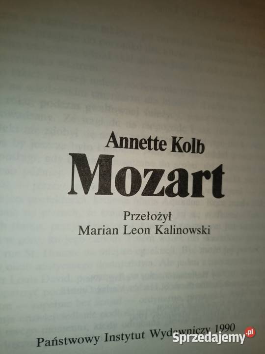 Książki biografie Mozart outlet księgarnia mazowieckie Warszawa