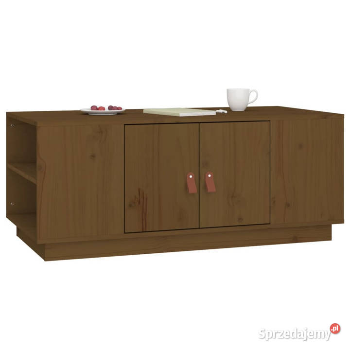 Stolik kawowy miodowy brąz 100x50x41 lite drewno Stoły Warszawa sprzedam