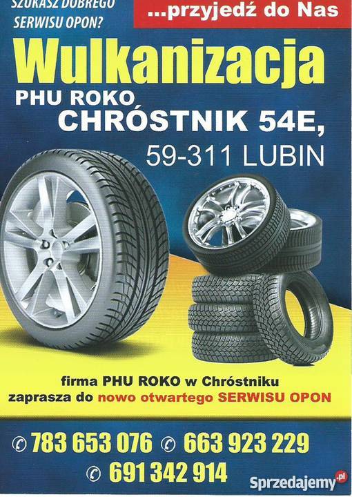 WYMIANA OPON Chróstnik