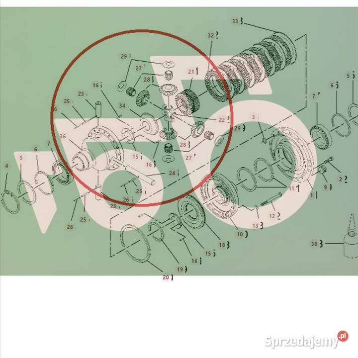Dyferencjał 716150010260 716150010022 sprzedam