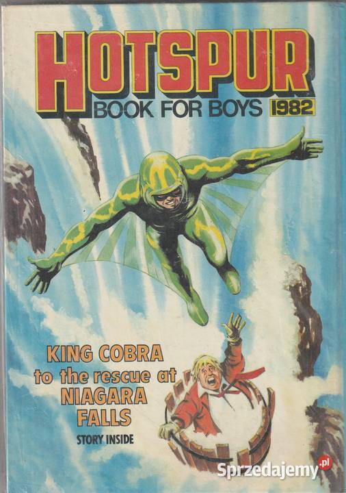 Hotspur book for boys 1982 Pruszków