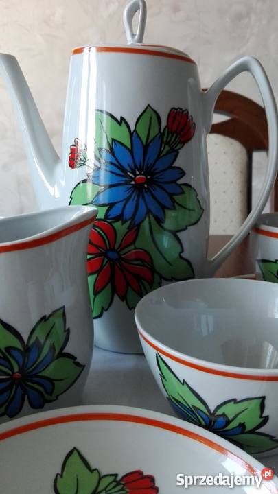 Serwis do kawy IRA porcelana CHODZIEŻ