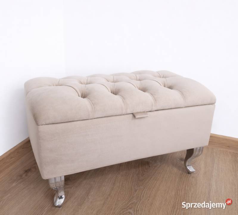 Pufa ławeczka 60x30 chesterfield otwierana z małopolskie Stronie sprzedam