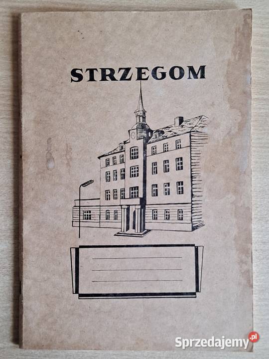 Brulion zeszyt A4 w kratkę PRL Cieszyn