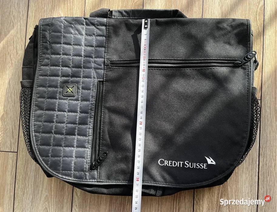 Torba na laptopa duża Credit Suisse vintage Moda i Styl Wrocław