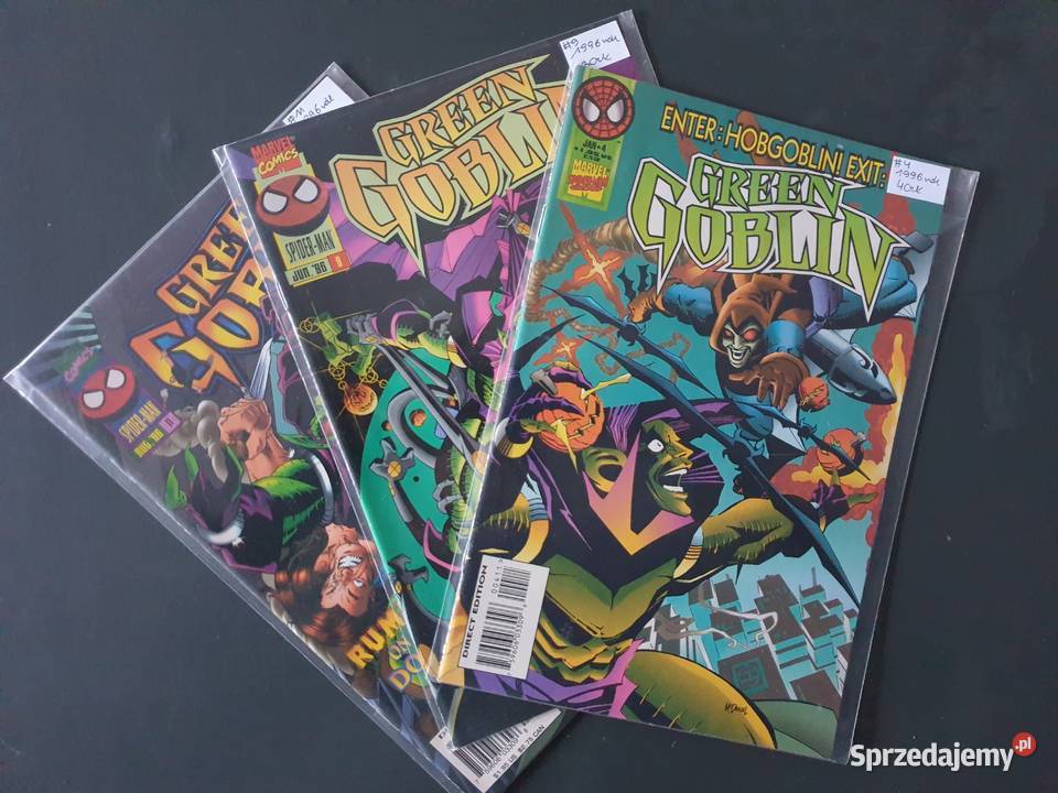 Green Goblin 3 komiksy Marvel USA Superbohaterowie Gdynia sprzedam