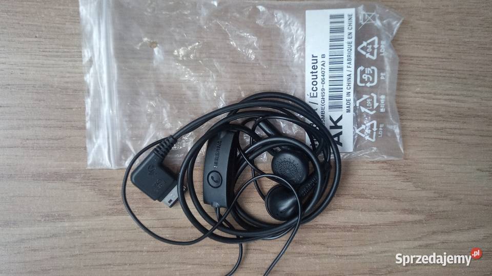 Słuchawki do telefonu Samsung Regulacja dźwięku na przewodzie Warszawa