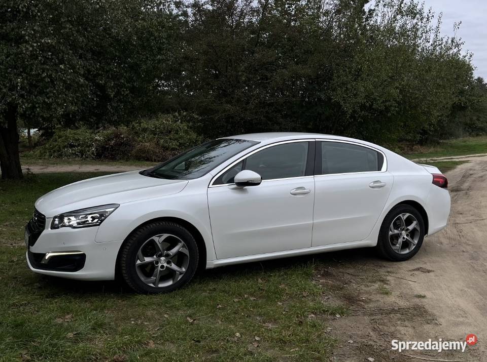 Peugeot 508 20 HDI Allrue 2015r automat biala nieuszkodzony wielkopolskie Śrem sprzedam