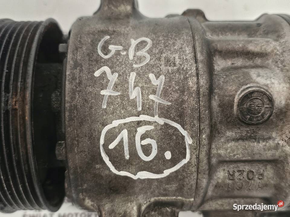 PASSAT GOLF 20 TDI CBA CBAB 140 10r sprężarka Rok produkcji 2010 Kielce