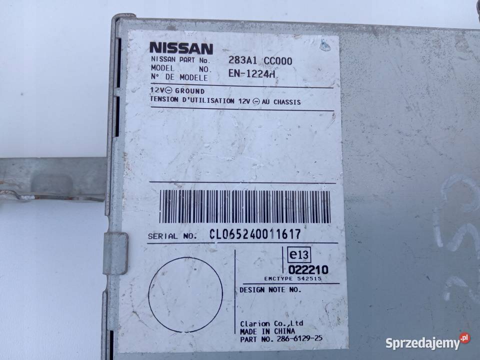 MODUŁ RADIA WZMACNIACZ ANTENY NISSAN MURANO Z50 wielkopolskie Nowy Tomyśl