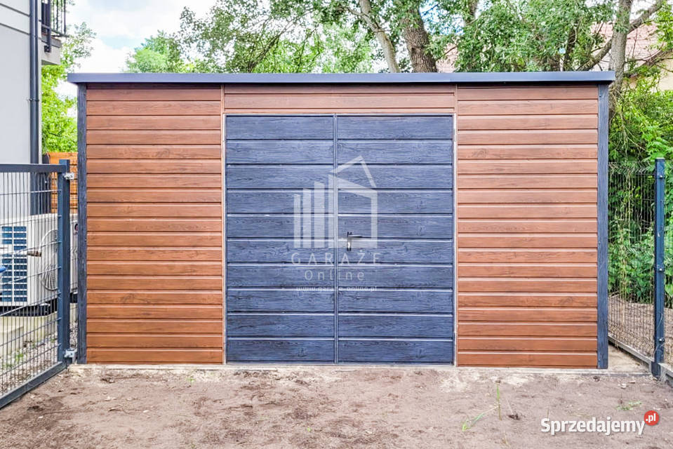 Schowek Domek Ogrodowy 4x25m Brama Dwuskrzydłowa Miastko