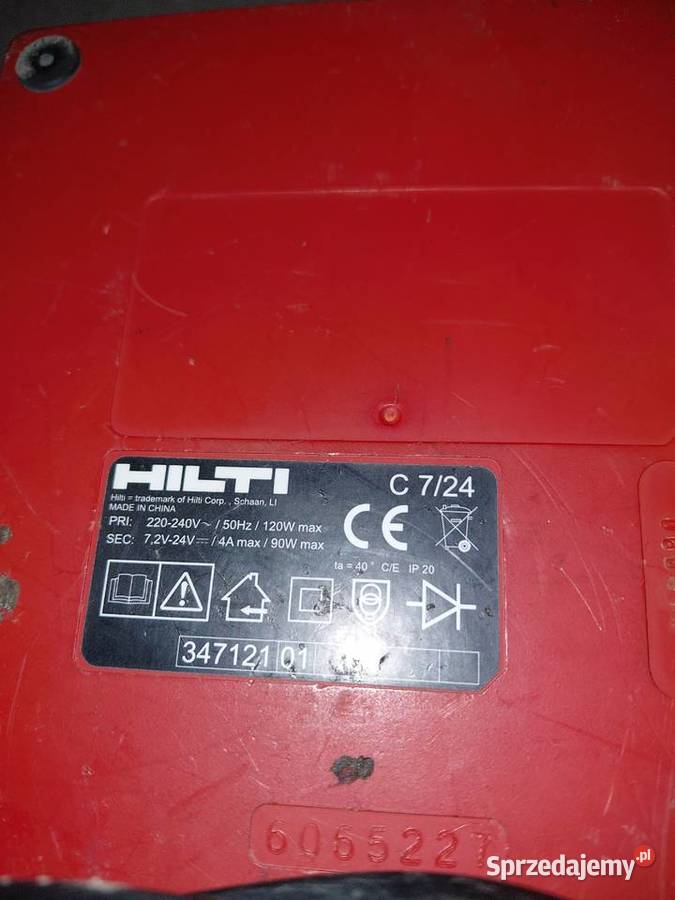 Ładowarka Hilti dwie baterie