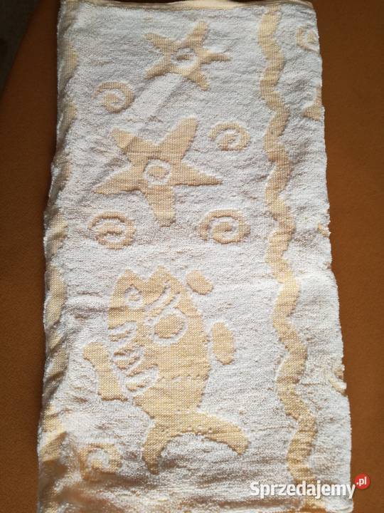 Ręcznik kąpielowy frotte pastelowy żółtyTłoczone Ręczniki