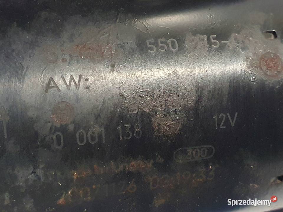 ROZRUSZNIK BMW E46 E90 E87 20 i bosch 0001138002 Chełm