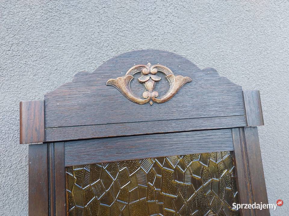 Szafka witrynka z obudowy starego zegara 1930r Tczew