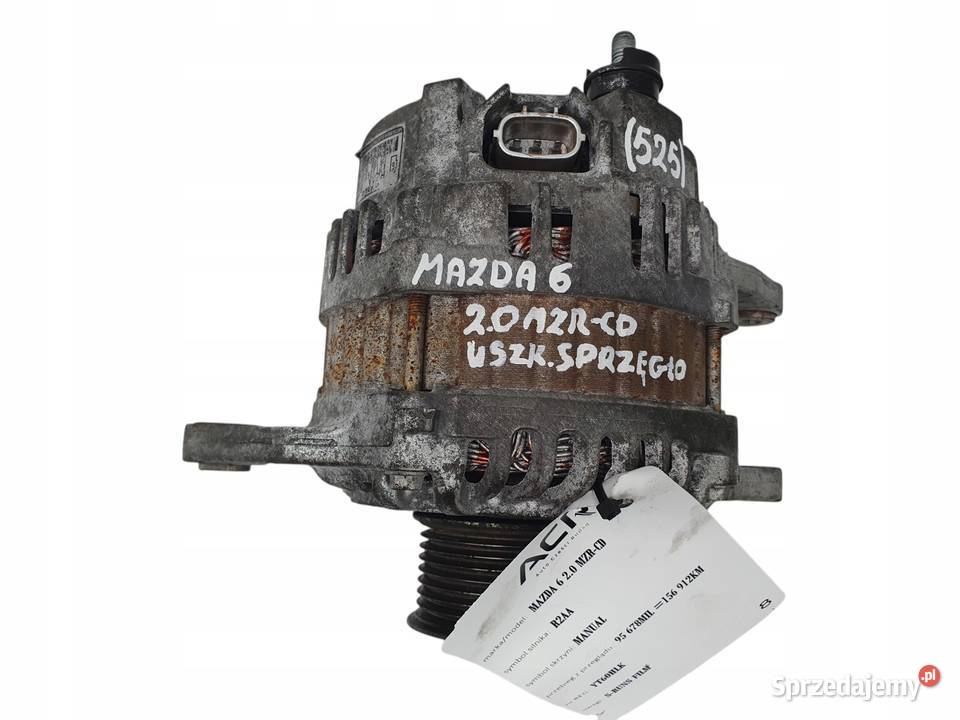 ALTERNATOR Mazda 6 GH 20 MZRCD A2TJ0681A osobowe Chełm