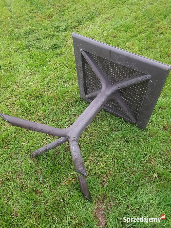 Stolik ogrodowy 70 plastikowy antracytowy Meble Głogowa sprzedam