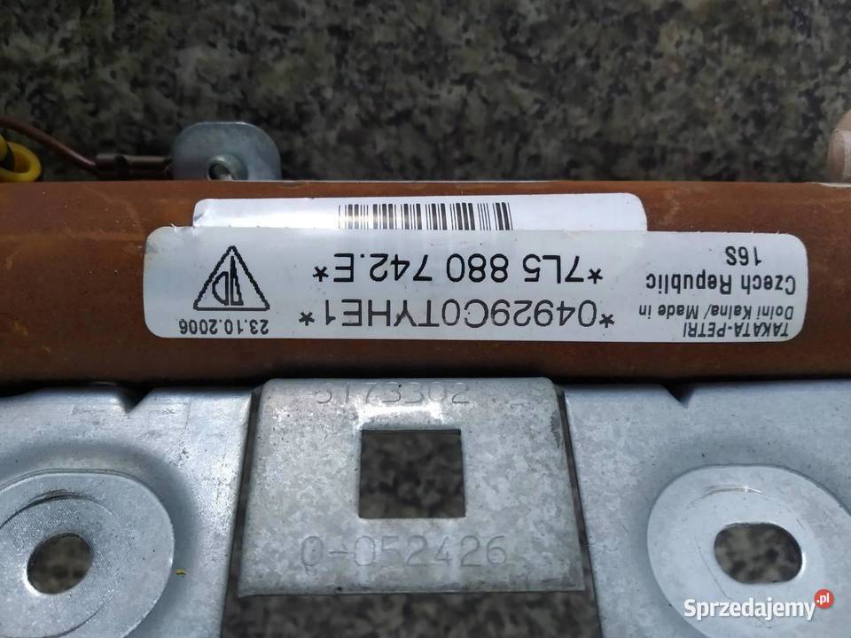 KURTYNA PRAWA PASAŻERA 7L 7L5880742E Porsche