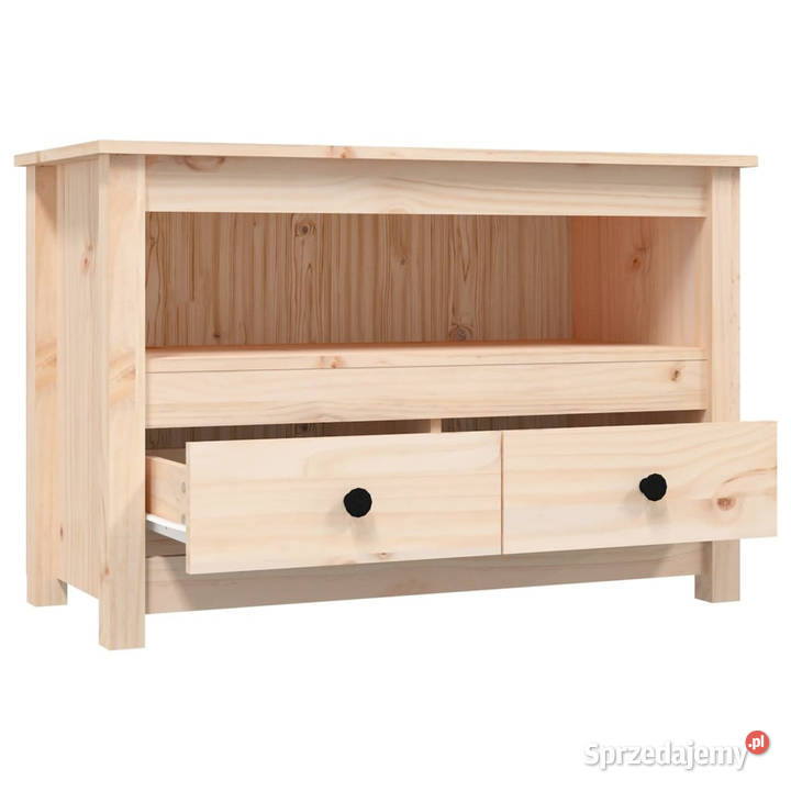Szafka pod telewizor 79x35x52 lite drewno mazowieckie
