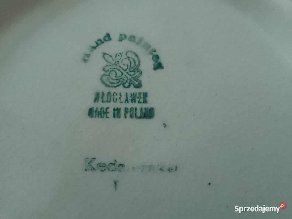 Talerze talerzyk Włocławek fajans malowane Wrocław