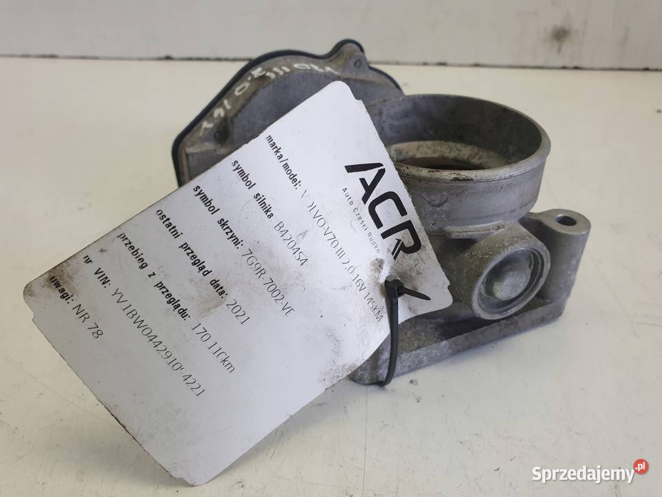 PRZEPUSTNICA Volvo V70 III 20 16V 4M5GFA