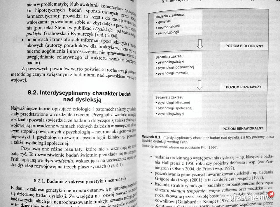 Psychologia dysleksji Grażyna KrasowiczKupis lubelskie Chełm sprzedam