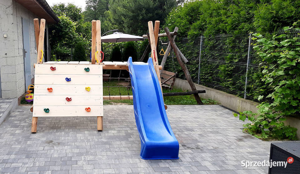 Plac Zabaw do Ogrodu SPIDER SZEROKA Ścianka Łódź