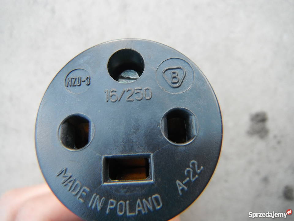 Gniazdo NZU3 16A 250V żelazko imbryk Nowe Chlewiska sprzedam