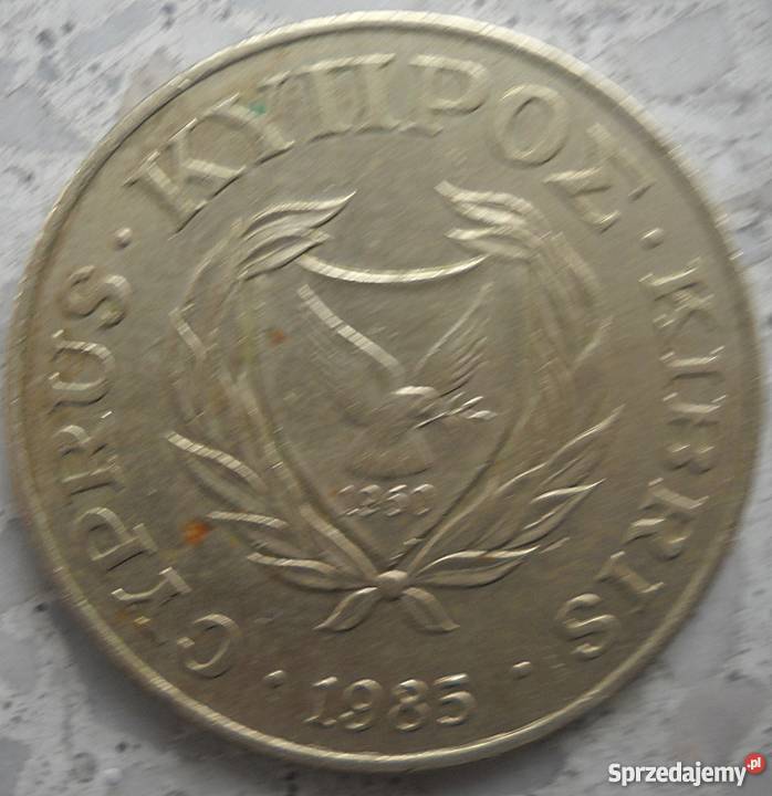 CYPR20 CENTS1985 rNICKELBRASS Numizmatyka