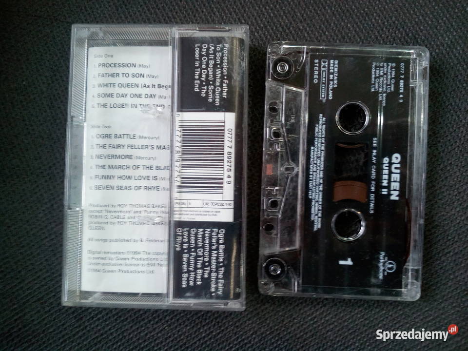 Kasety magnetofonowe Ścianka Queen Front Line dolnośląskie Kąty Wrocławskie sprzedam