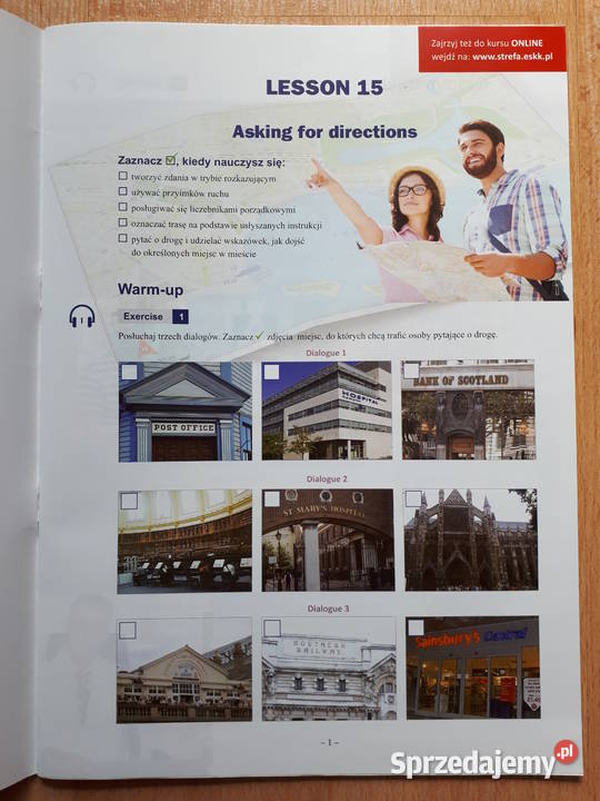 Angielski początkujących zeszyt 8 ESKK Rybnik sprzedam