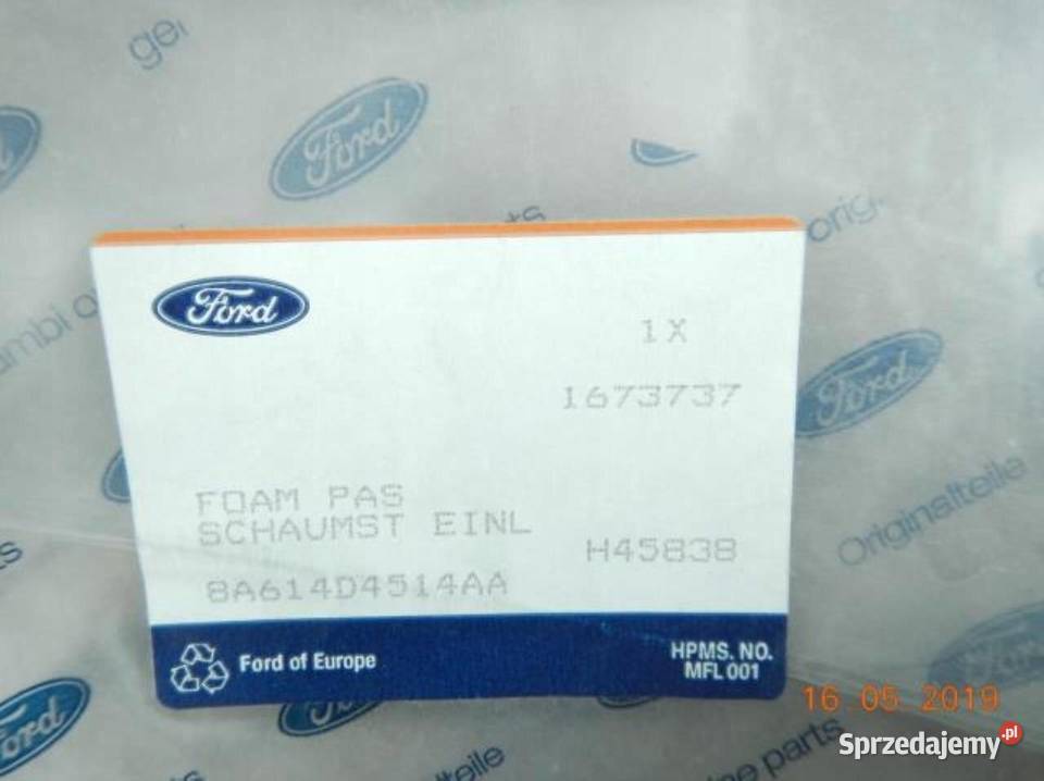 PIANKA GĄBKA FOTELA FORD FIESTA 0812