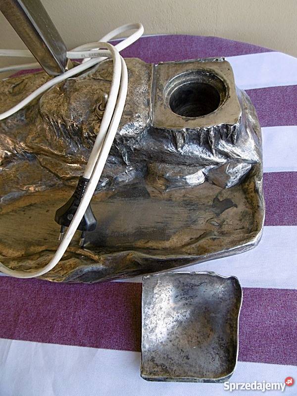 Lampa metalowa oryginalna na biurko E 27