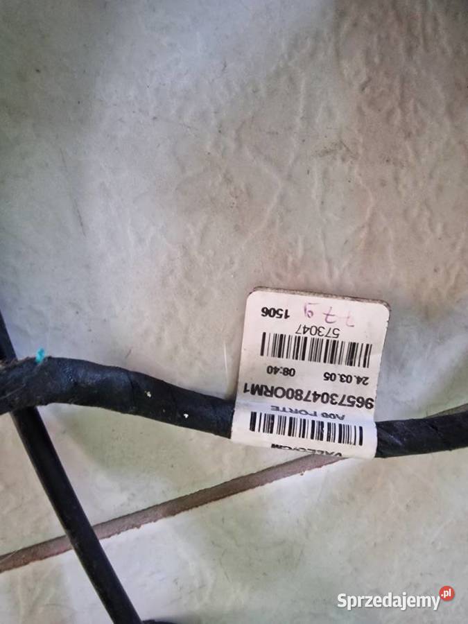 Peugeot 1007 instalacja elektryczna drzwi Mnich