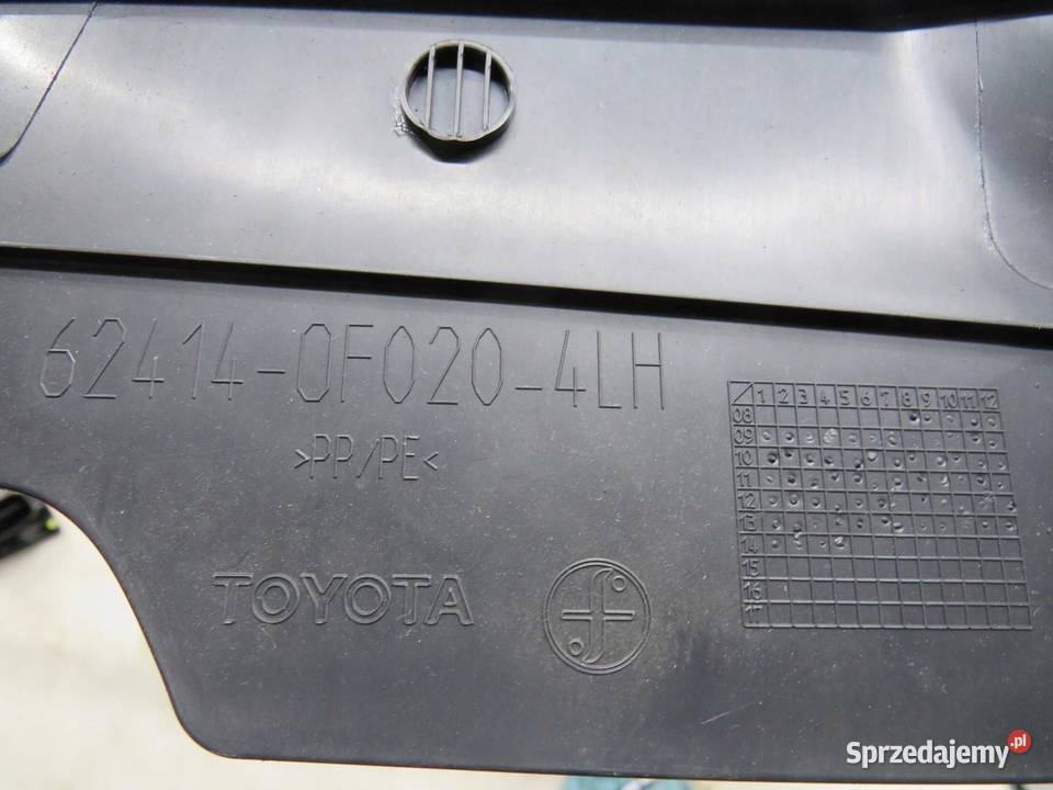 OSŁONA SŁUPKA LEWA VERSO 0918 osobowe