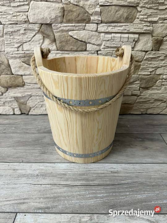 Wiaderko Drewniane Ozdobne Ogrodowe Do Studni podkarpackie Dębica