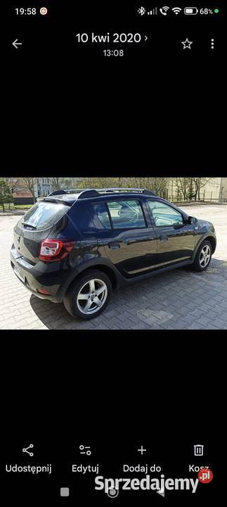 Samochod osobowy Dacia Sandero Stepway II 2014 diesel Olsztyn