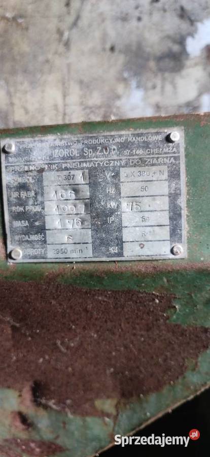 Dmuchawa do zboża 75 kw Izorol polska dmuchawa Kołacin