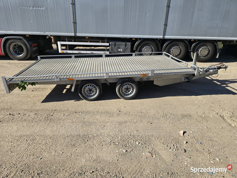 Przyczepa laweta samochodowa BLYSS AH27 DMC 3000 Rudolfowo sprzedam