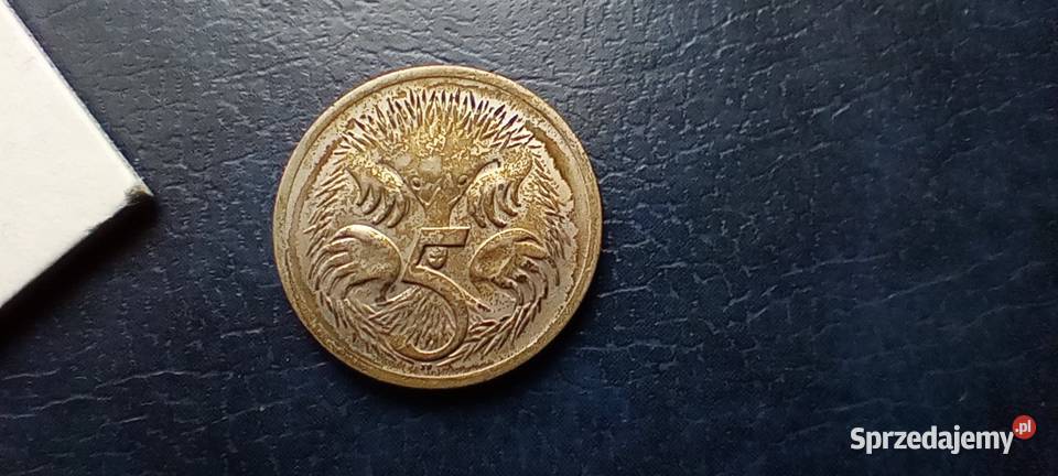 Stare monety 5 cent 1970 Australia Lesko