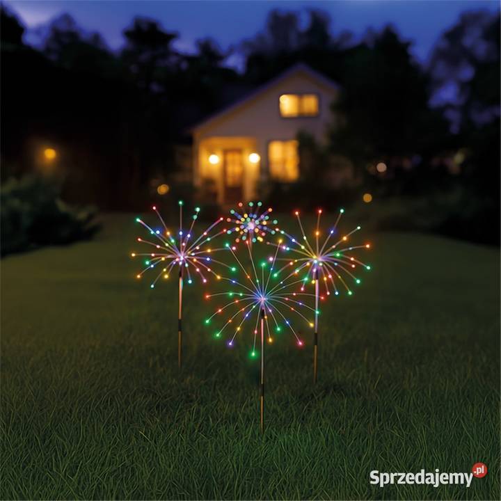 Lampka Solarna Dragon Zestaw RGB IP44 Starokrzepice