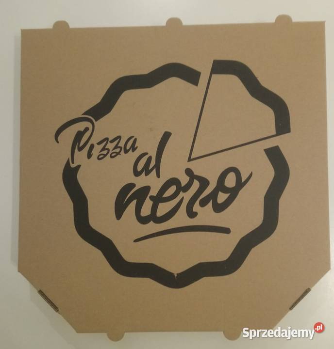 Kartony na pizzę boxy z nadrukiem szare eko Lublin