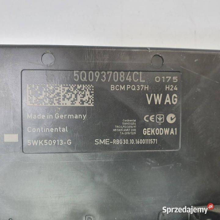 MODUŁ VOLKSWAGEN GOLF VII 5Q0937084CL Lipno